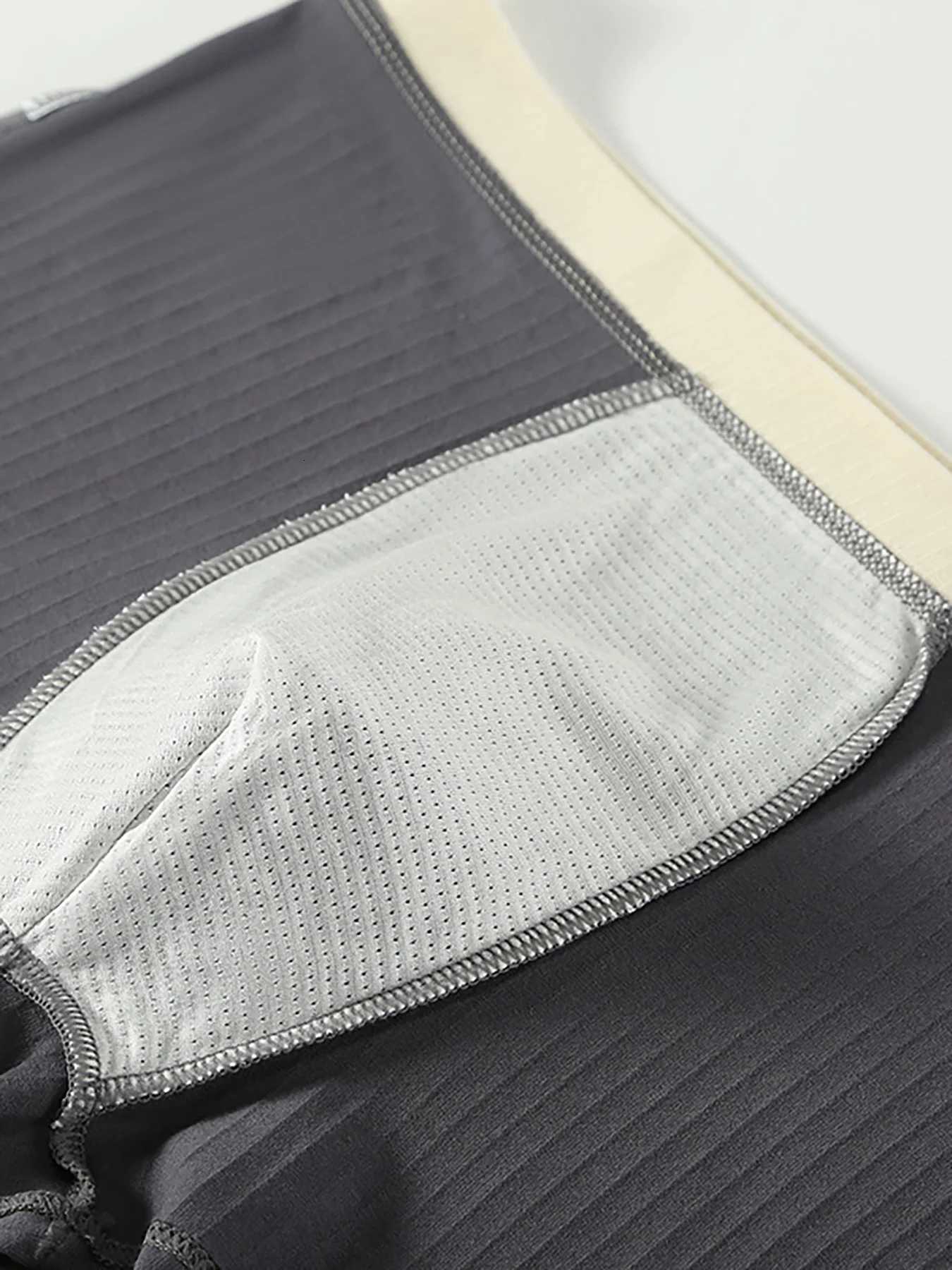 Mens 7Pack Cotton Blend Boxer Briefs Multi Color Ribbed Underwear SetT251031