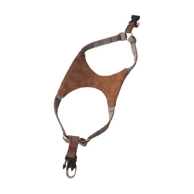 British Style Pet Dog Harness for Small and Medium Dogs Adjustable Dog Vest with Multifunctional Leash Set Pet Supplies C251031