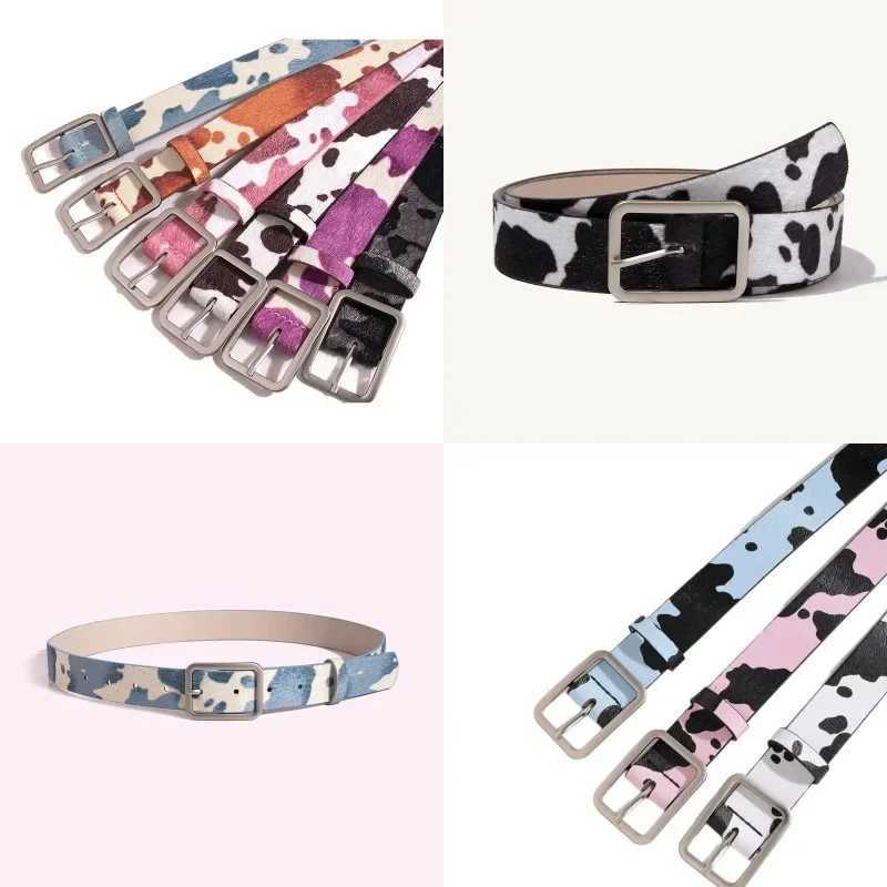 Kawalli Cow Womens Belt Genuine Leather Belts for Women Female Gold Pin Buckle Strap Fancy Vintage for Jeans W251030