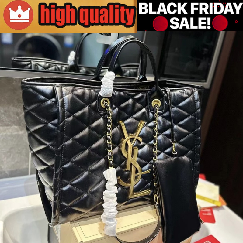 Designer Bag Luxury Bag Tote bag Lingge Chain Large Capacity Bag Women's New Fashion Thread Diamond Lattice Simple Temperament Bag Underarm Cross-body Tote Bag