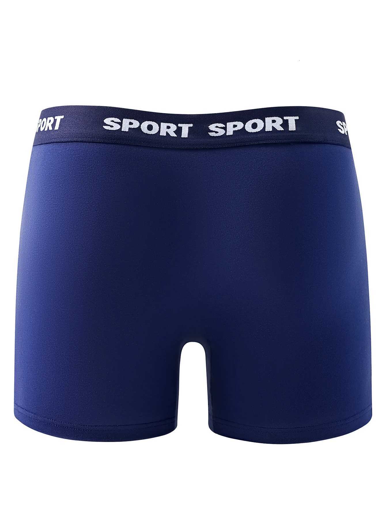 4Pack Mens Underwear Healthy Comfortable Boxer Briefs HighQuality Long Boxer Short Trendy Casual Sports Fitness Mens PantiesT251031