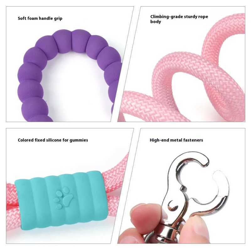 Holographic HandsFree Dog LeashCloudShaped Bubble Foam Handle with ClimbingGrade RopeAdjustable Waist Leash for Medium Dogs C251031