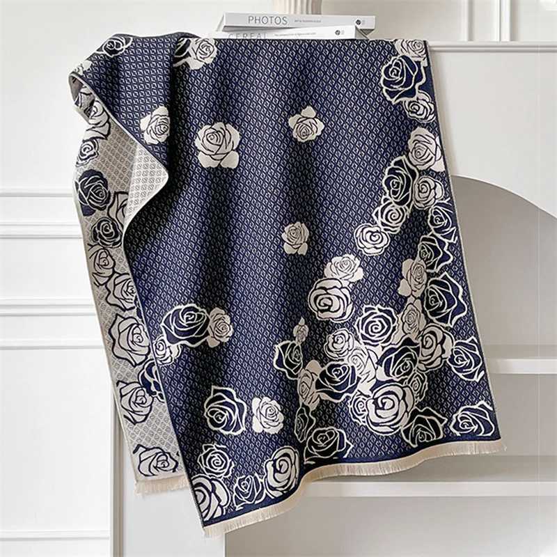 2025 Winter Cashmere Scarf for Women Luxury Warm Shawl Comfortable Windproof Cape Handerchief designer Female Scrarf C251031