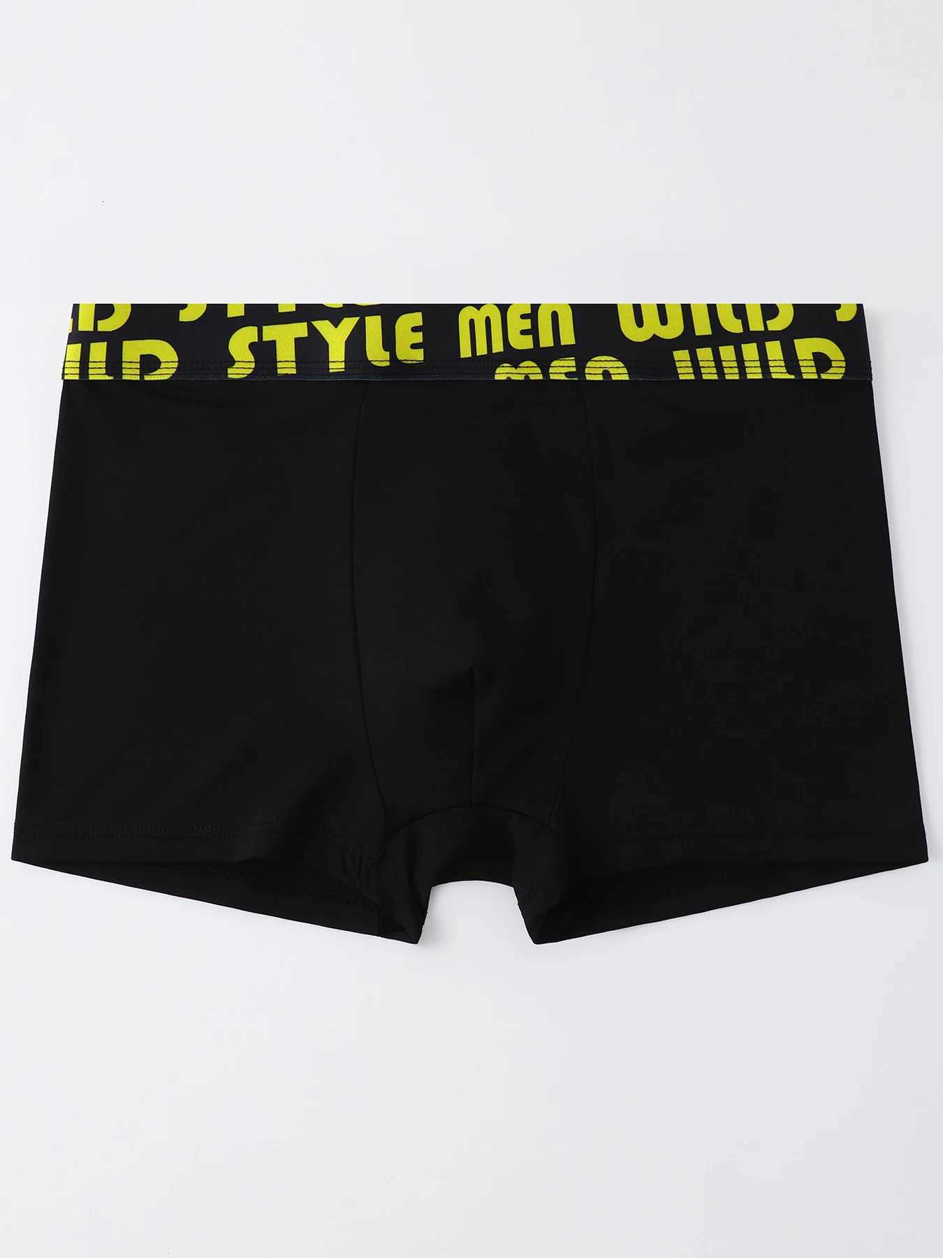 4Pack Mens Boxers Colorful Letter Waistbands Are Super EyeCatching Breathable SkinFriendly Like Second SkinT251031