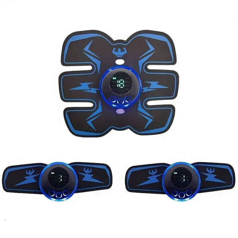 USB Rechargeable EMS Abdominal Muscle Training Device Muscle Stimulator Wireless Smart Fitness Abdominal Training Electric Body 251030