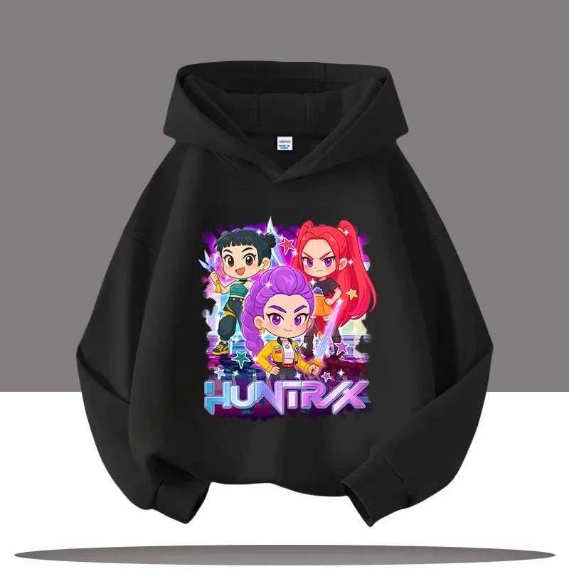 Y2K KPop Demon Hunters Hoodies Teenage Girls Boys Rumi KPop Demon Hunters Hoody Autumn Casual Long Sleeve Childrens Clothing L251031