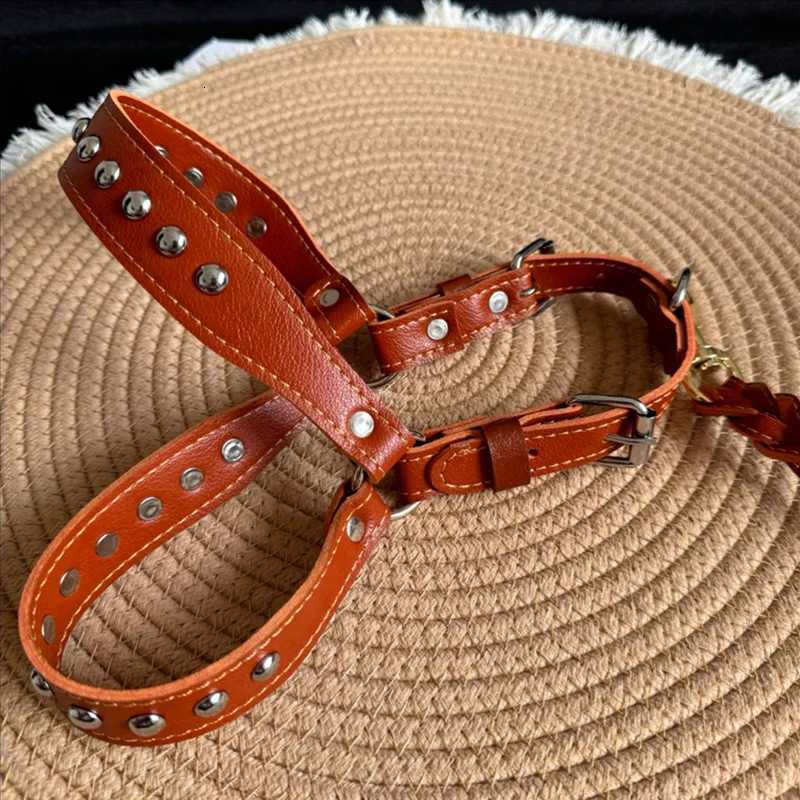 Soft PU Leather Cat Harness Small Dog Harness and Leash Set Dogs Accessories Schnauzer Pomeranian Arnes Para Perro C251031