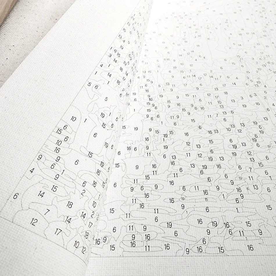 RUOPOTY Frame Illustration Picture Diy Painting By Numbers For Adults Kits Sunset Acrylic Paint On Canvas For Home Decors Diy Gi C251031