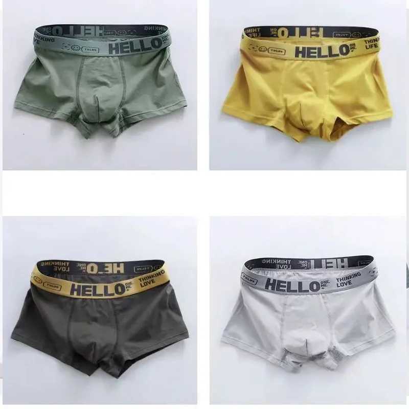 5pcs Mens Underwear Breathable Comfy Quick Drying Stretchy Boxer Trunks Sexy Underpants Mens Trendy Boxer PantiesT251031