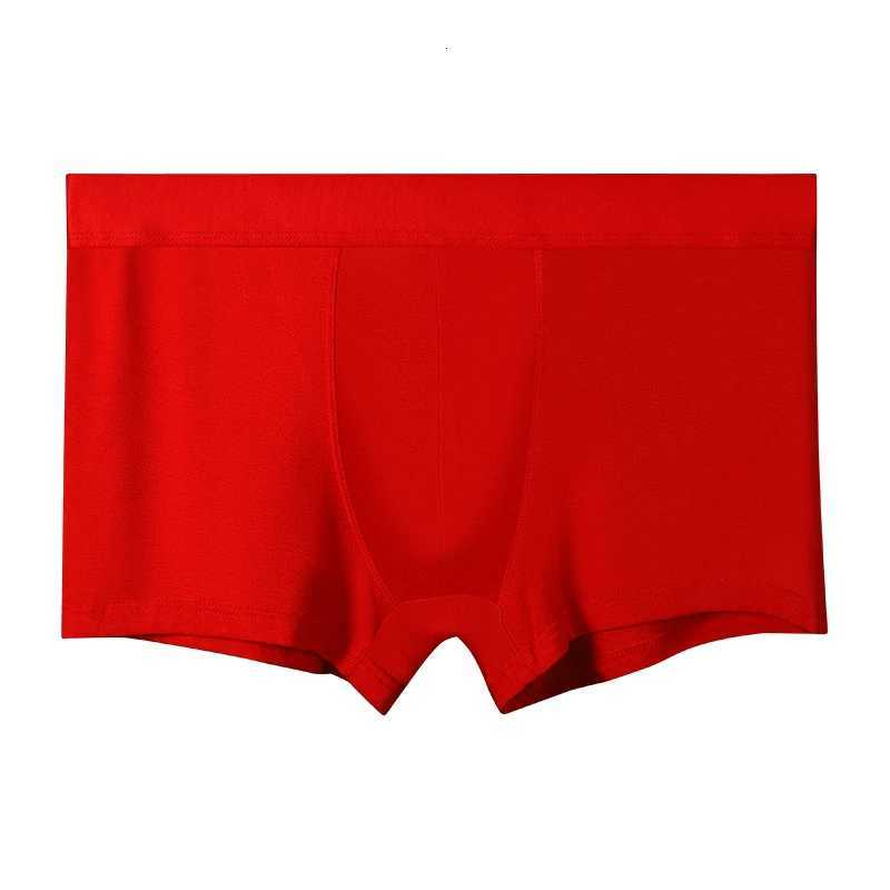 Mens Underwear Mens Boxer Briefs Zodiac Year Cotton Gift Rabbit Big Red Wedding Thin Boxer Briefs BottomsT251031