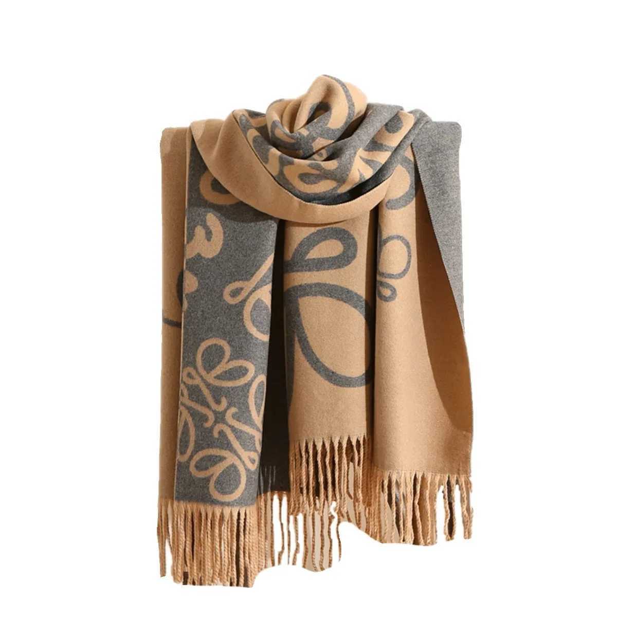 Cashmere Luo Home Premium Scarf Womens Gift Winter Versatile Premium Long Warm Thick Shawl Dual UseW251030