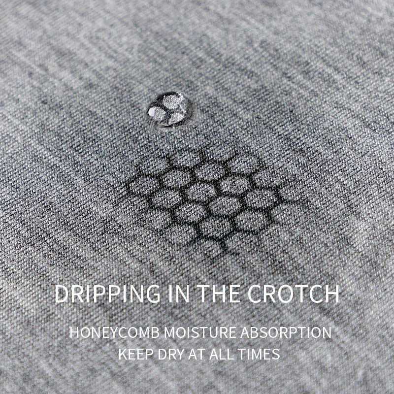 MiiOW 4Pcs Cotton Mens Panties Graphene Antibacterial Boxer Innerwear Man Underwear Seamless Breathable Man Underpants BoxersT251031