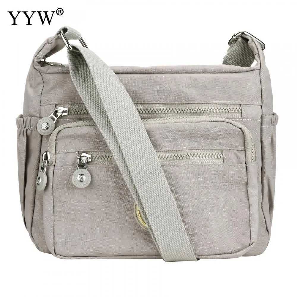 MultiPocket Casual Crossbody Bag For Women Nylon Waterproof Adjustable Strap Travel Messenger Bags Shoulder Bags And Purses W251031