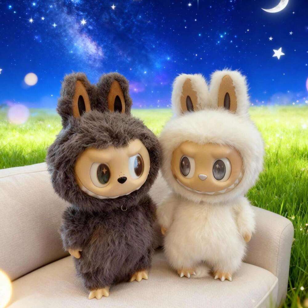 Popular Market The Monsters Large Labubu Angel In Clouds ZIMOMO I Found You Cute 58Cm Tall Plush Original Vinyl Collectible Toy Available