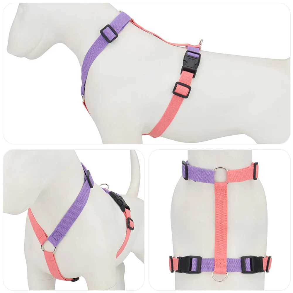 Pet Dogs Harness and Leash Set Adjustable Cat Puppy Walking Running Safe Soft Traction Escape Proof Pet Supplies Harness Belt C251031