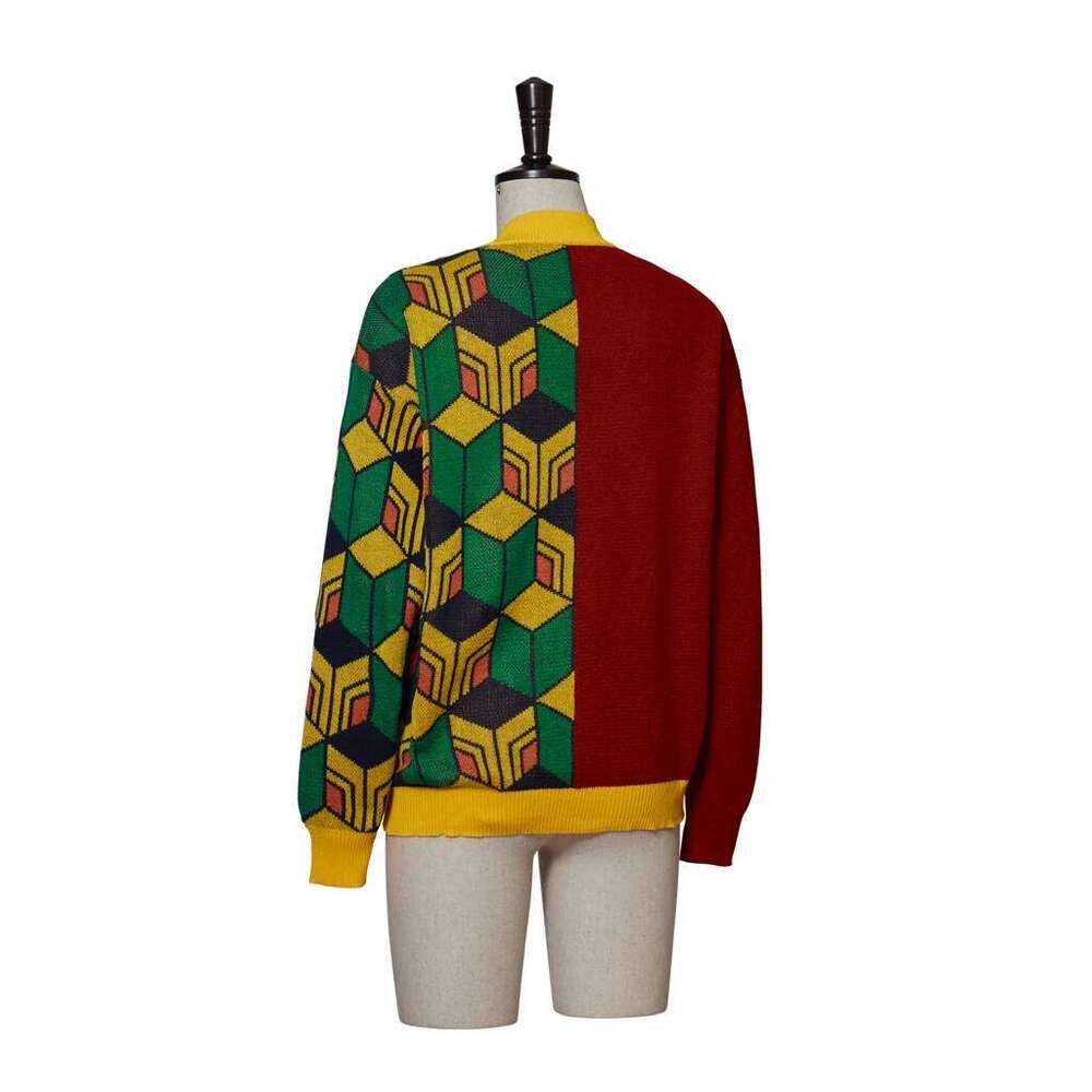 Haruku Tomioka Giyuu Unisex Warm Cardigans V Neck Jacket Long Knitted Cardigan Sweater Women Tops Designer Sweater Women Bear Sweater