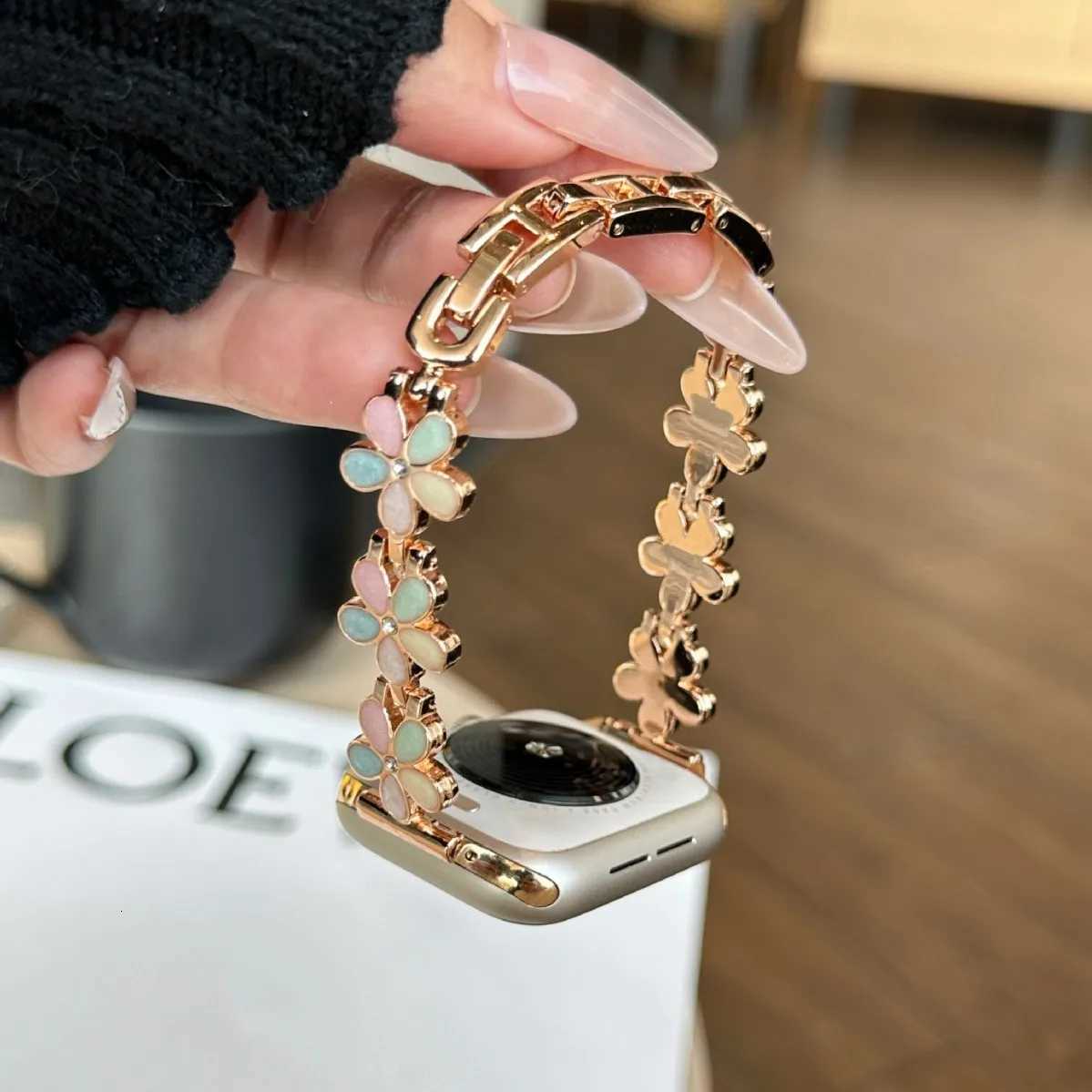 ar Colorf Metal bracelet link For Watch band Series 11876109 40mm 41mm 38mm 42mm 44mm 45mm 46mm Strap Y251031