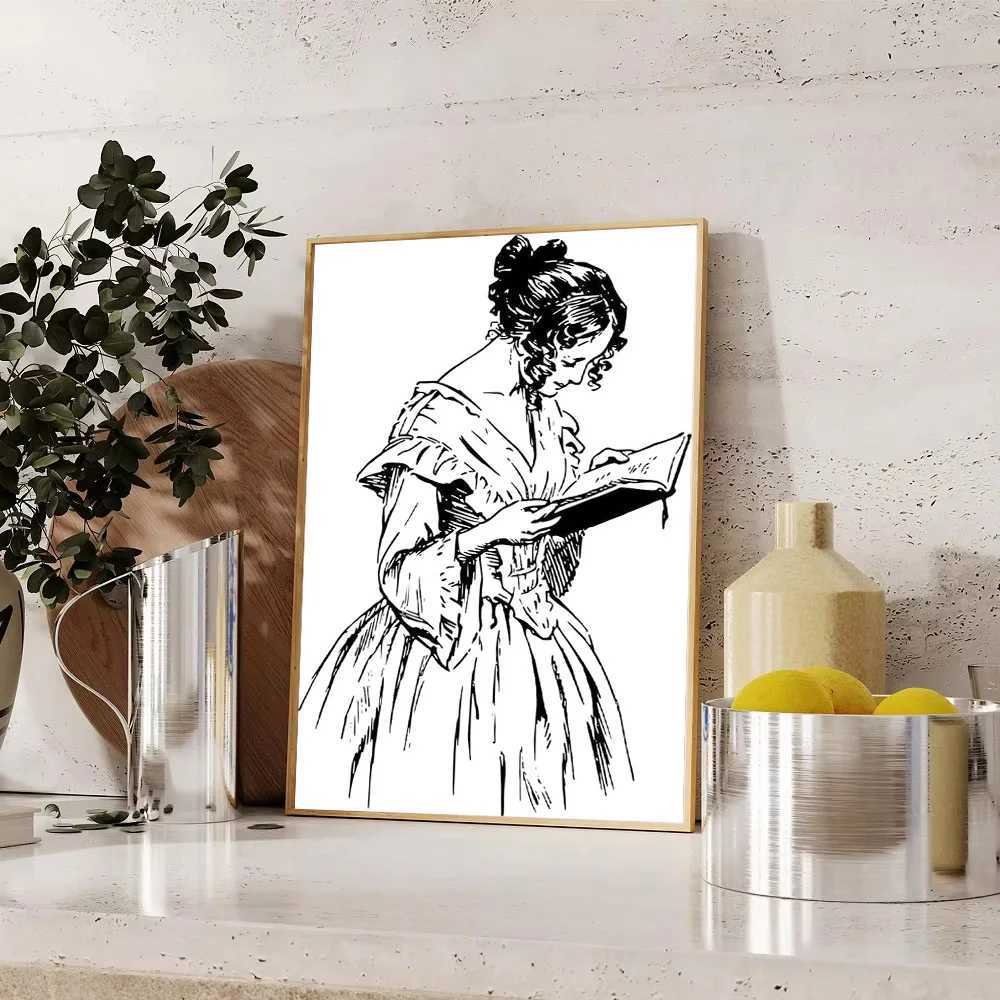 Vintage Fantasy Explorer Canvas Print Forest Adventure Art Wall Decor Poster Home Decoration Gift Scenic Painting C251031