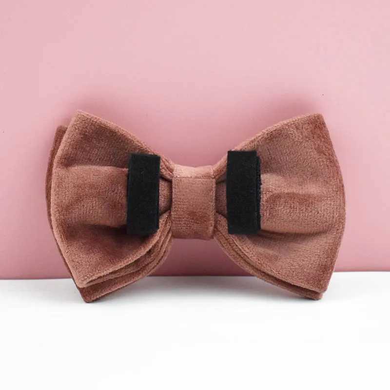 Pink Of Meat Velvet Dog Collar And Leash Set For Dogs Custom Engraved Nameplate Pet Supplies Dog Leash Velvet22 C251031