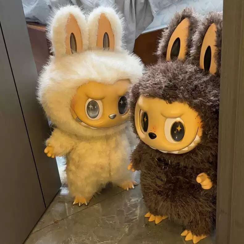 Popular Market The Monsters Large Labubu Angel In Clouds ZIMOMO I Found You Cute 58Cm Tall Plush Original Vinyl Collectible Toy Available