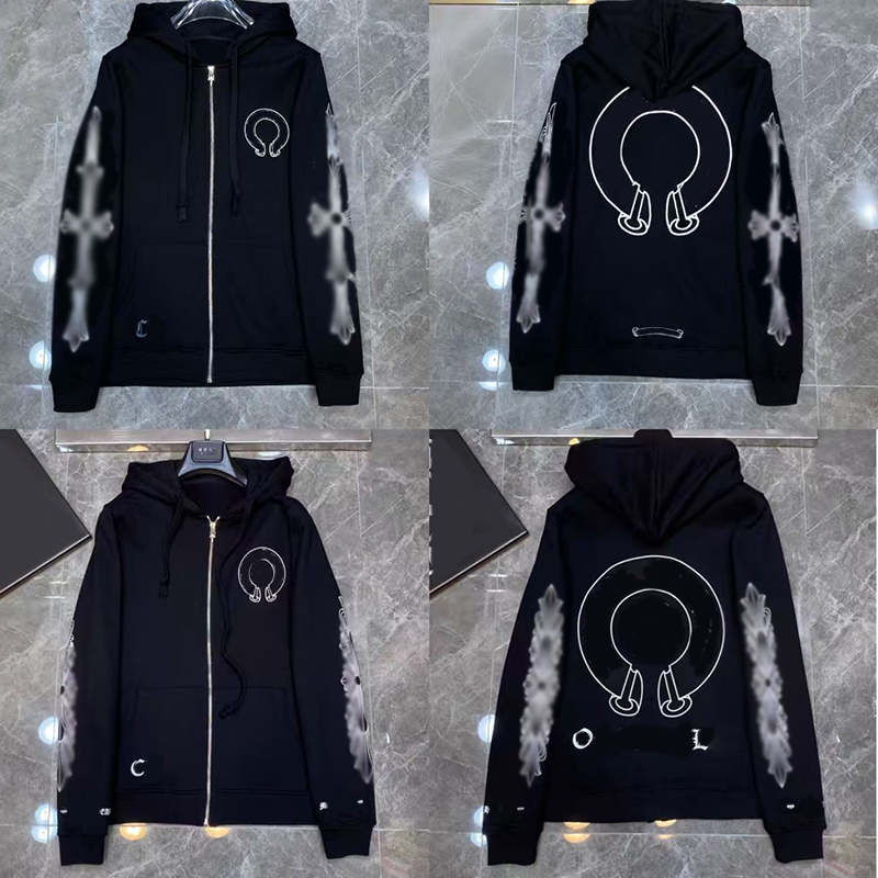 mens Hoodies designer Hoodie Sweatshirts Pullover Cardigan Long Sleeve Sanskrit Printed Hooded Womens Casual Zip Up Jackets Old Washed hoodie