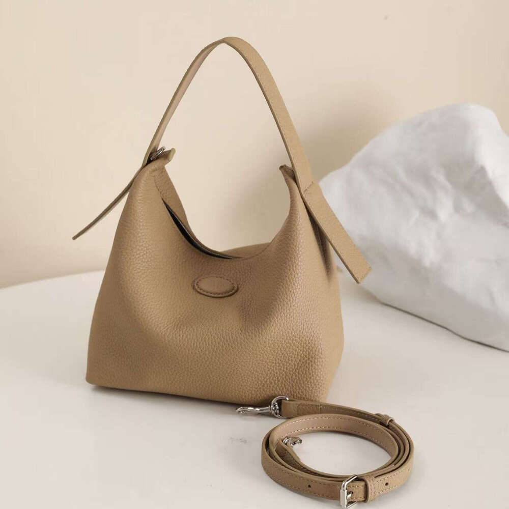 Luxury Bag Designer Niche Design Top Grain Leather Bucket For Women New Single Shoulder Crossbody Versatile Commuter Large Capacity S Bag