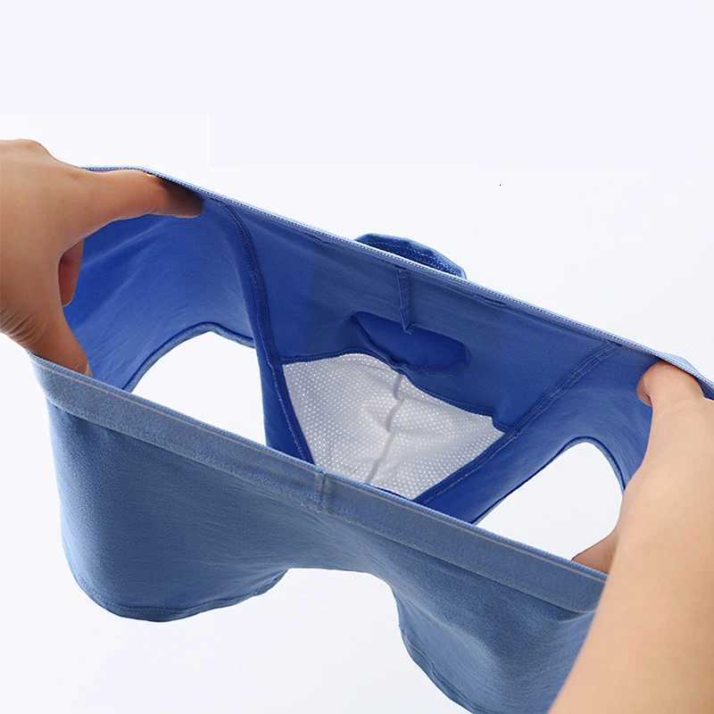 Mens Mid Waist Independent Pouch Panties Mens Elephant Nose Bulge Pouch Soft Boxer Shorts Male Breathable Comfortable UnderwearT251031