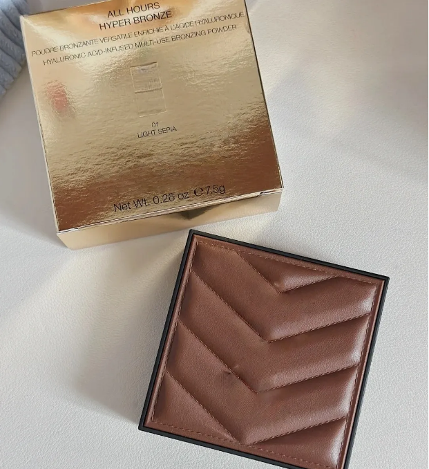 All Hours Hyper Bronze Foundation 7.5g Gold and Leather powder compact Natural 2 Colors Stock Makeup Tool Cosmetic