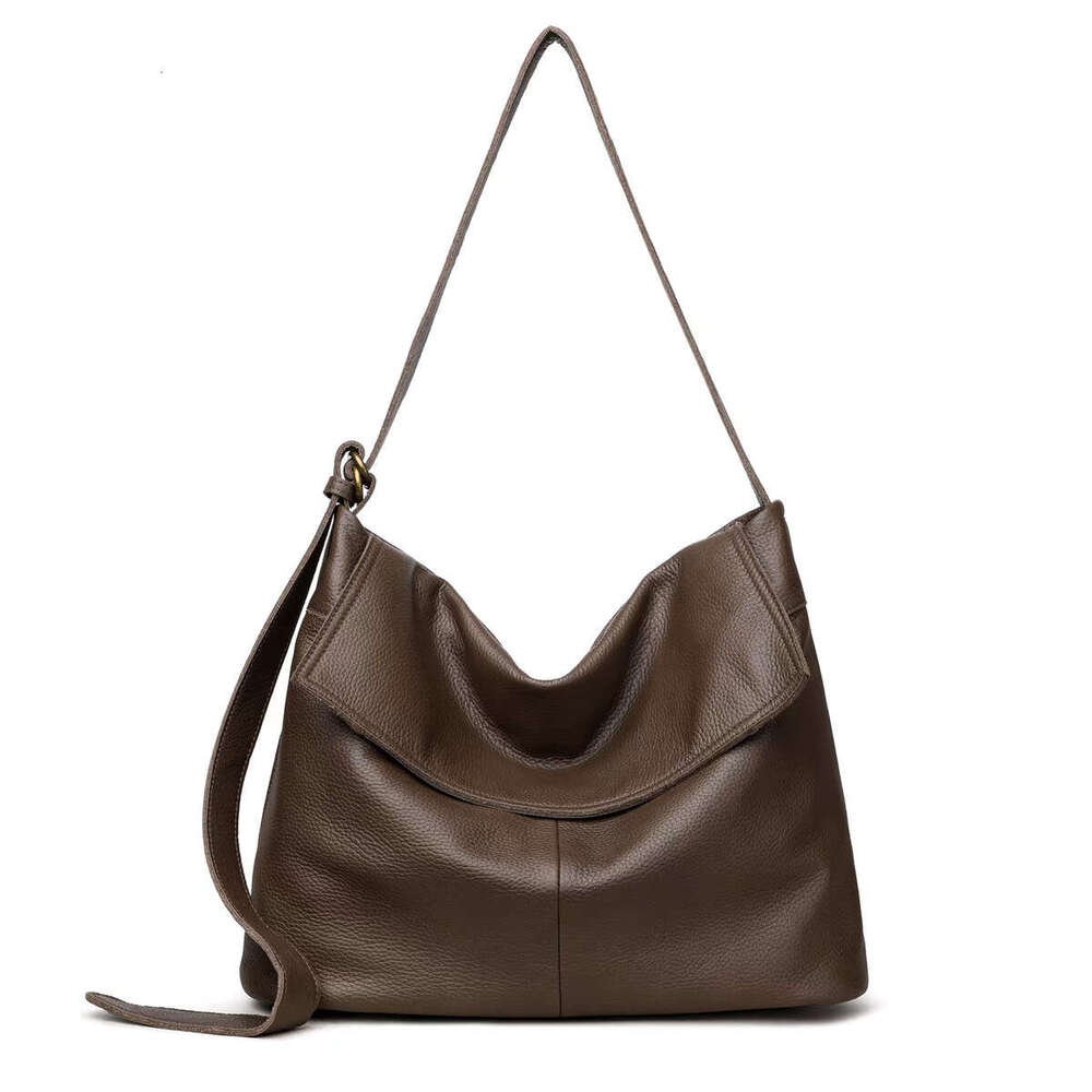 Luxury Bag Designer Casual Fashion Single Shoulder Crossbody Large Capacity Top Layer Cowhide Women S Bag Soft Leather Flap Travel