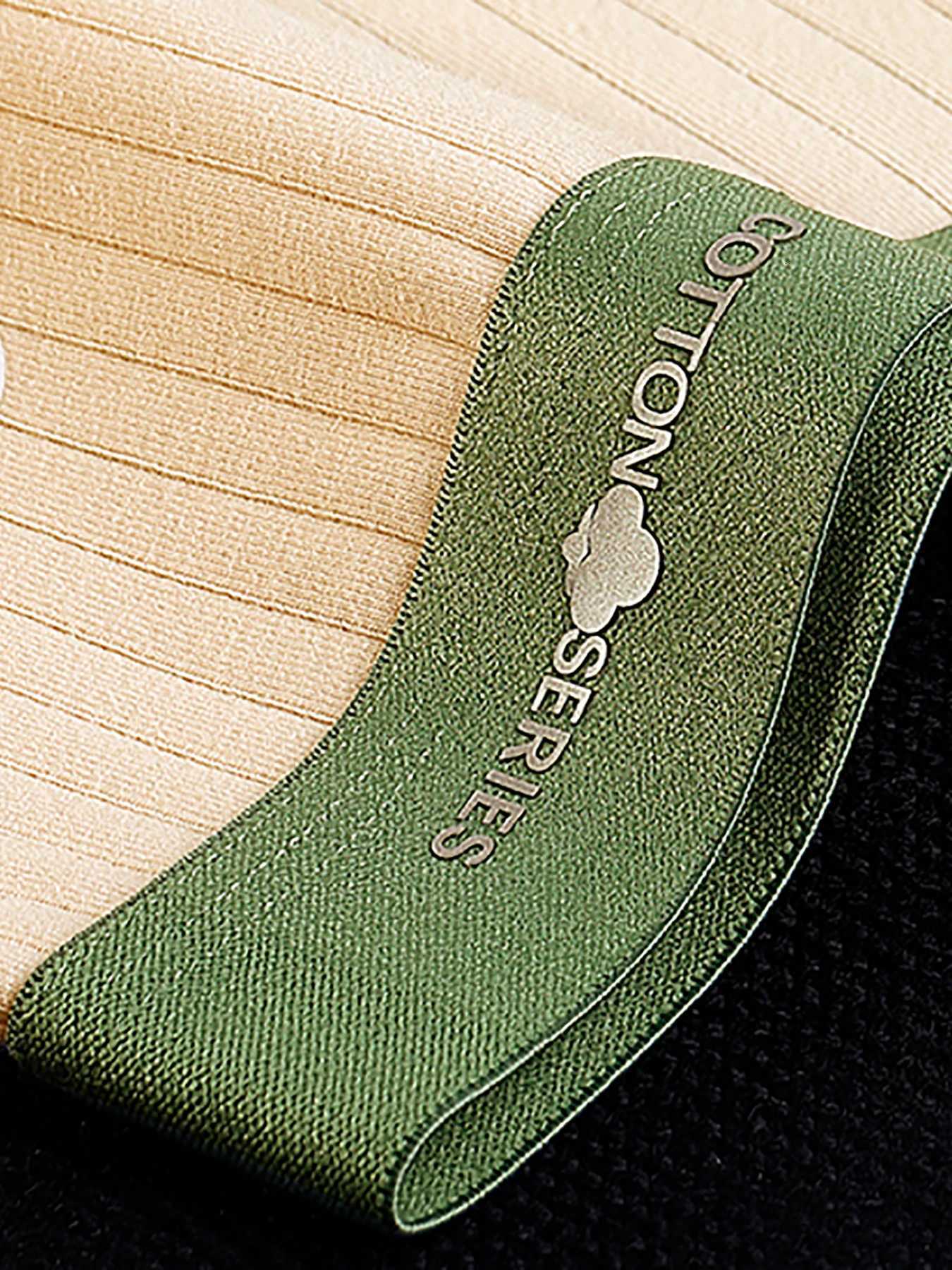 Mens 4Pack Cotton Boxer Briefs COTTON SERIES Waistband Ribbed Texture Multi Color Underwear SetT251031