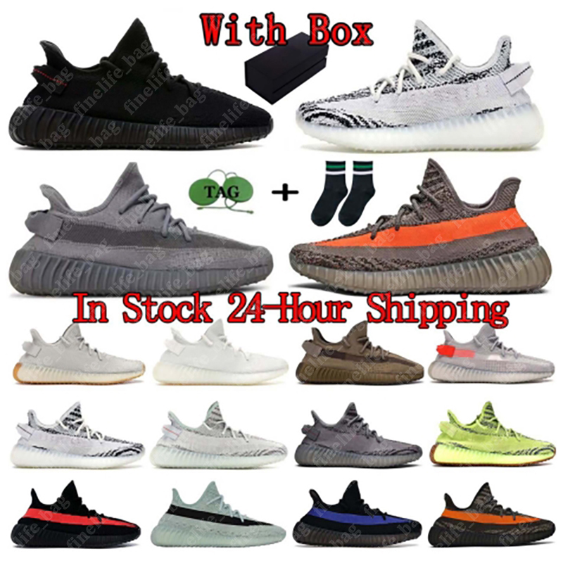 With box designer shoes for men women daily outfit running shoes leather mesh Triple Black White Grey Blue Pink Green mens trainers outdoor sneakers size 36-48