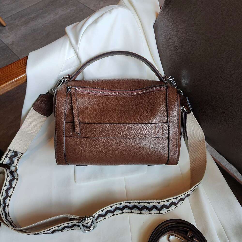 Luxury Bag Designer Women S New Color Block Casual Pillow Fashion Genuine Leather Handbag High End Versatile Shoulder Crossbody Bag For