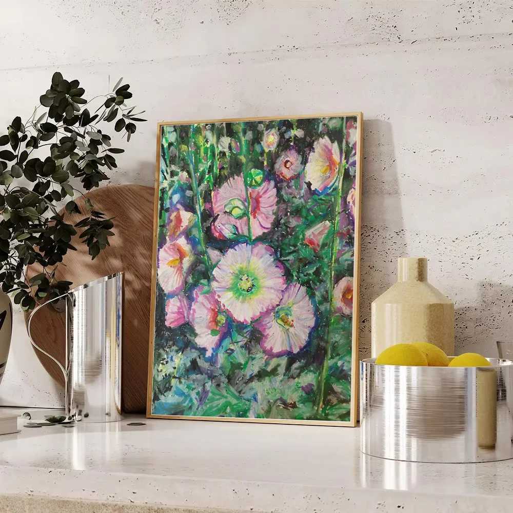Floral Canvas Wall Art Flower Painting Botanical Decor Home Accent Living Room Picture Bedroom Art Colorful Print Modern Artwork C251031