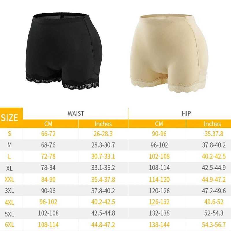 Body Shaper Underwear With Hips Pads Filler Sexy Butt Lifter Enhancer Control Panties Belly Smooth Shapewear Fake Buttock Plus L251030