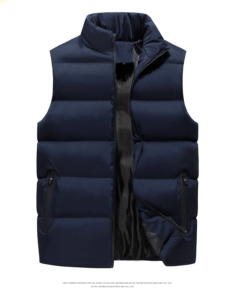 Hot Sale Designer Jackets Men's Puffer Jacket down Jacket man Coat Winter Warm Cotton Coat Men plus size Asia style vest Coats overcoat black