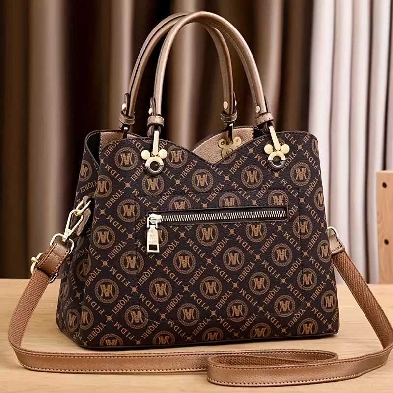 3pcs Set WomenS Tote Bag Classic Large Capacity Elegant Casual Handbag HighQuality Faux Leather Ivory White Magnetic Clos W251031