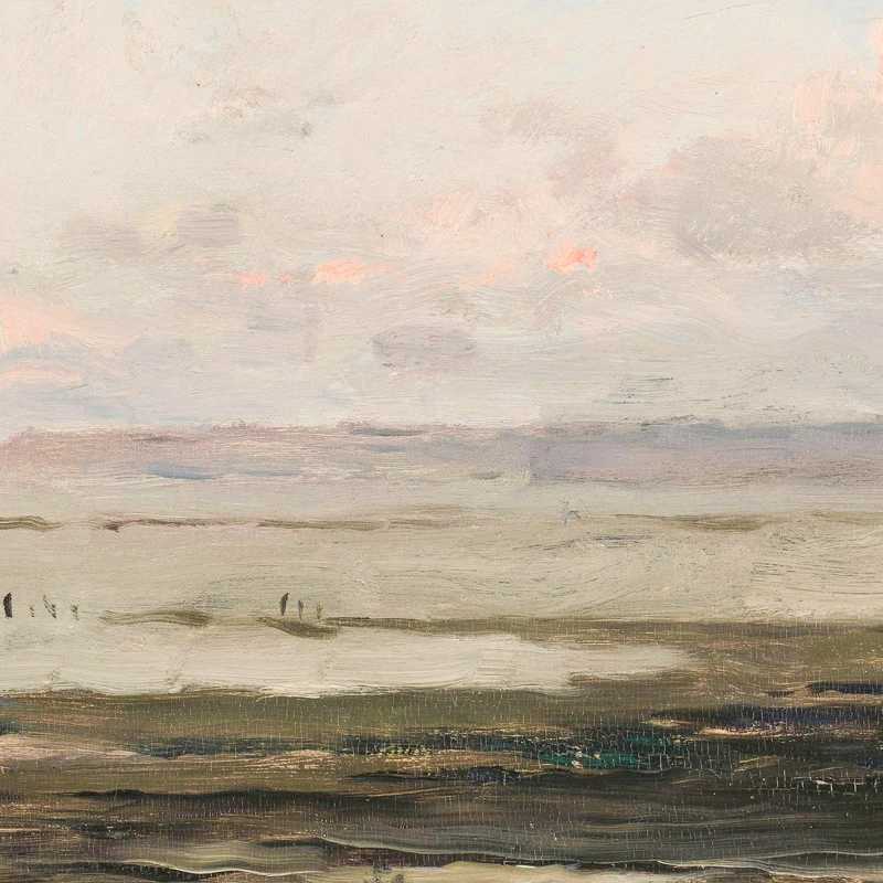 Vintage Seascape Canvas Painting Coastal Landscape Wall Pictures Pastel Beach Art Prints Living Room Farmhouse Nautical Decor C251031