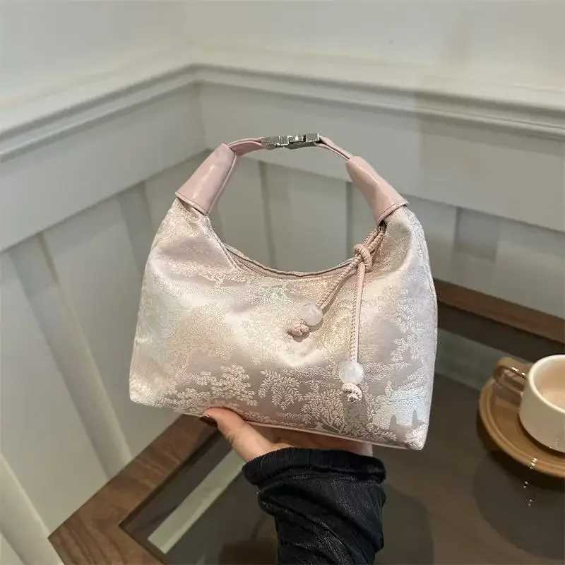 New Chinese Style Fine Embroidery Ladies Handbags Summer Fashion Shoulder Bag Crossbody Daily Party Tote Handbag for Women W251031