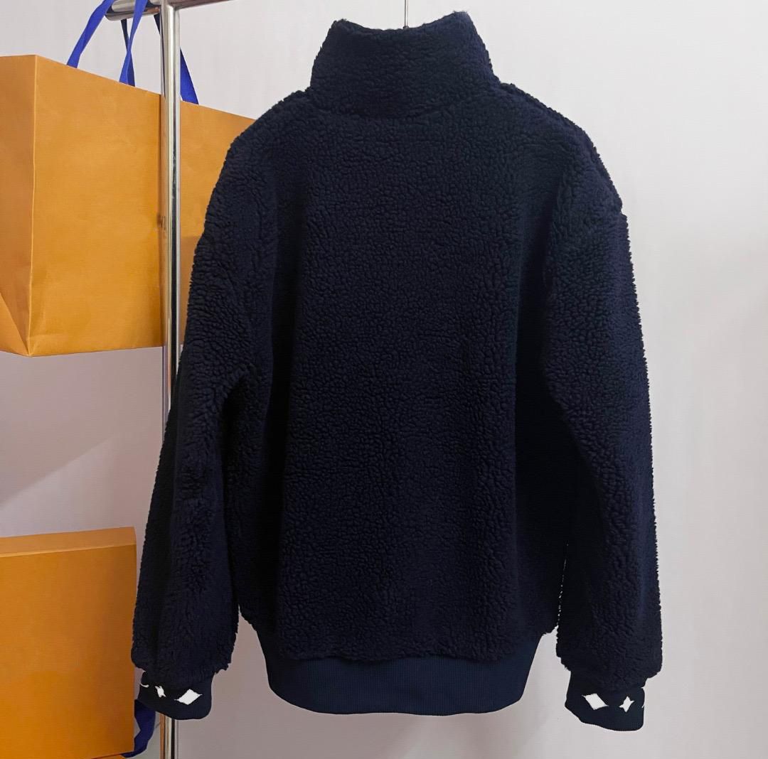 Designer jacket men coat Men Lamb Wool Coats Jacket hoodie suit hooded casual fashion top quality wild breathable long sleeve a8b