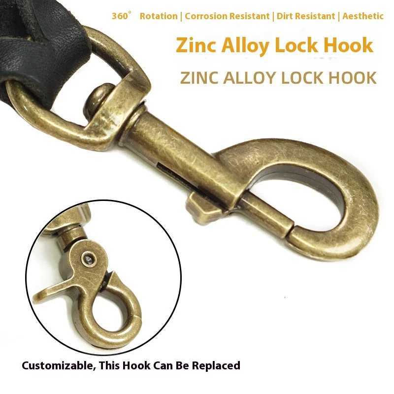 Handcrafted Top Grain Leather Dog Leash Genuine Cowhide Woven Traction Rope for Small Medium Pets Durable Pet Supplies C251031