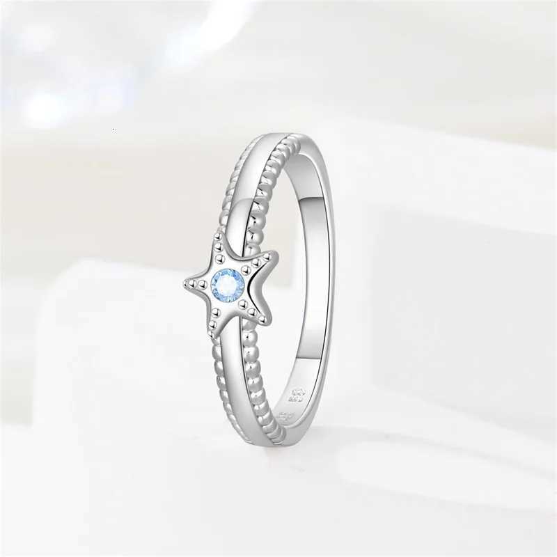 Rings Original 925 Sterling Silver Rings Blue Shining Zircon Size 79 Pink Princess Crown Rings For Women Jewelry Birthday GiftsXJ251031