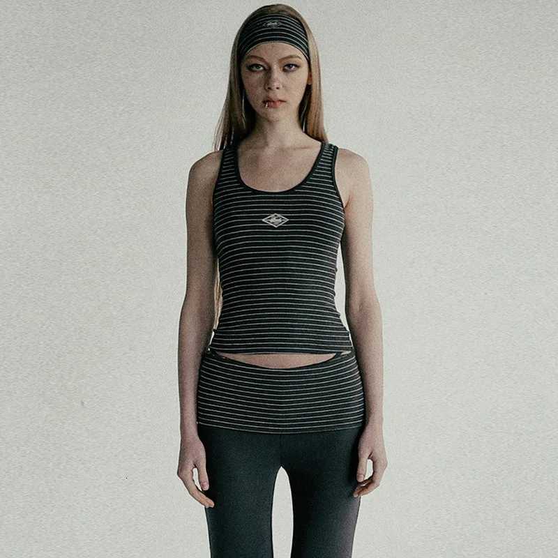 Badblood Sweatshirt Striped Tank Camisole Women American Spice Girls Embroidered Niche Casual Top C251031