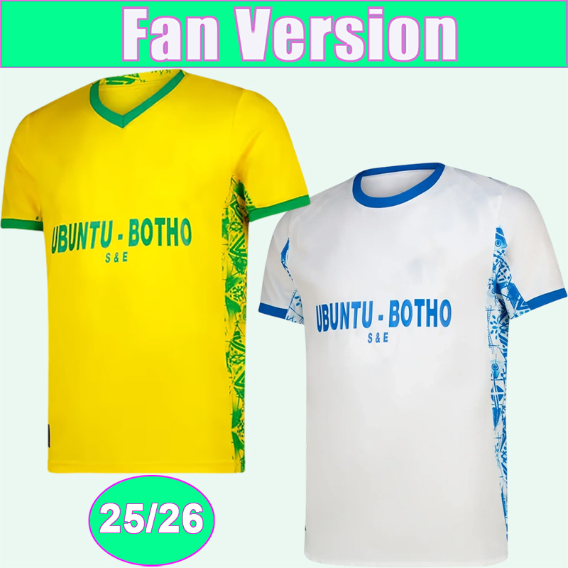 25 26 Mamelodi Sundowns Mens Soccer Jerseys KEKANAMKHULISE MORENA COETZEE NKU Home Away Football Shirts Uniforms
