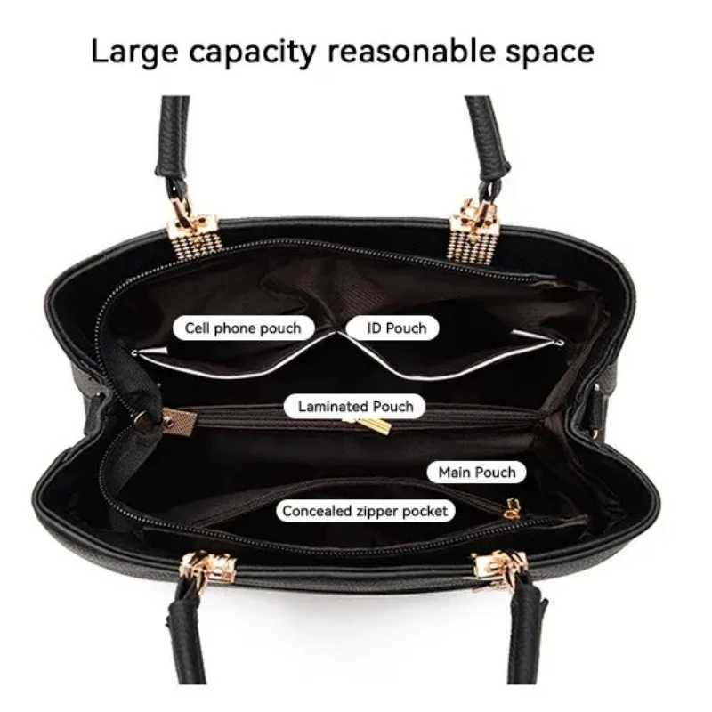 Fashion Solid Color With Bow One Shoulder Bag Portable Bandolera Casual Satchel Large Capacity Crossbody Handbag For Women W251031