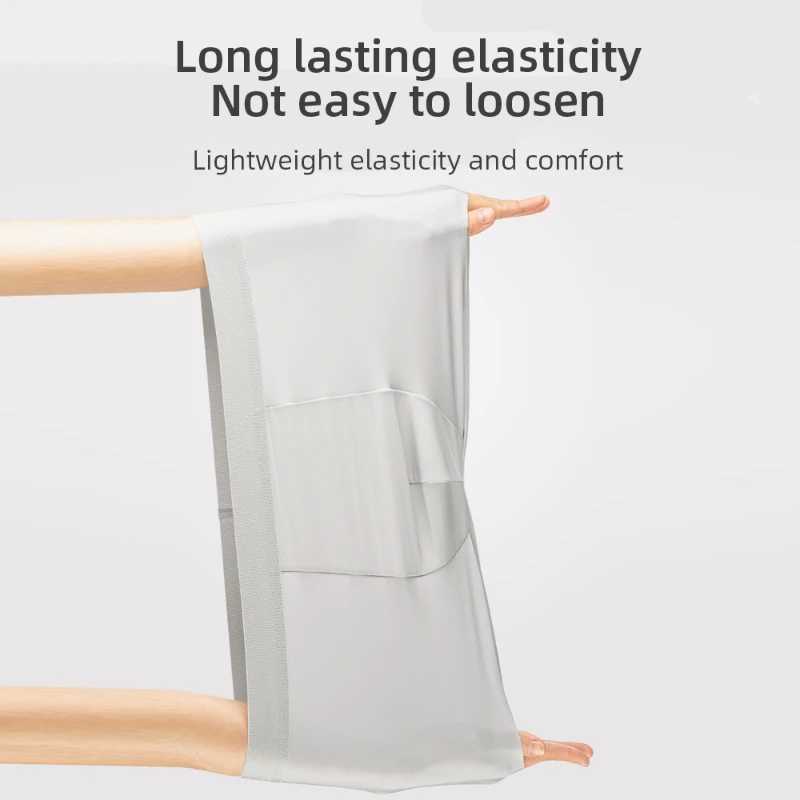 Mens Ice Silk Underwear Plus Size Quick Drying Thin Penetration Antibacterial Silk Cold and Comfortable Flat Corner PantsT251031