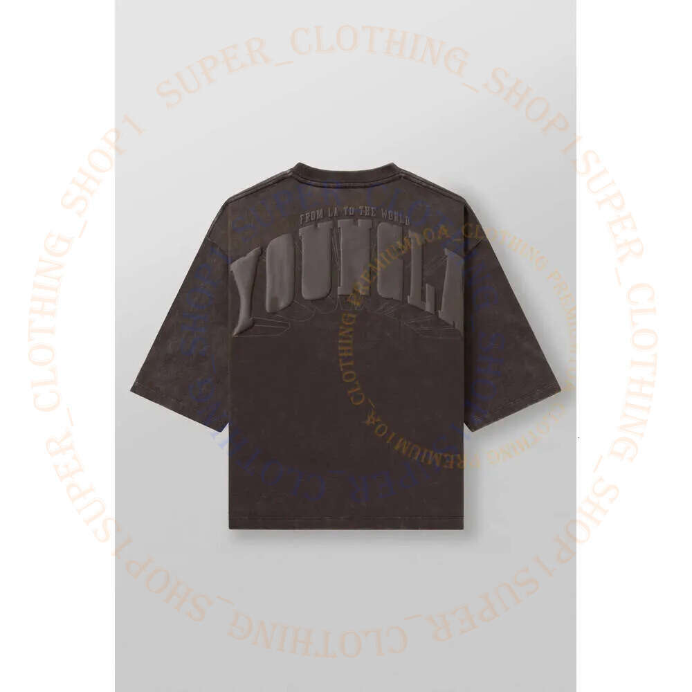 Young La Summer T-Shirt High-Quality Clothing Brand Designer Men Casual Yungla T-Shirt Printing Fashion Letters Short Sleeve Round Neck Men Fashion T-Shirt St 270