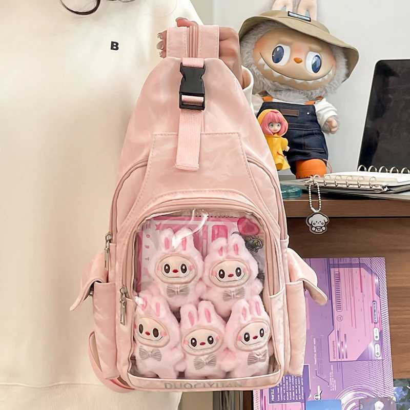 Transparent Ita Mochila Daily Using Student Lightweight Portable School Backpack Women Multifunction Womens Small Backpack W251031