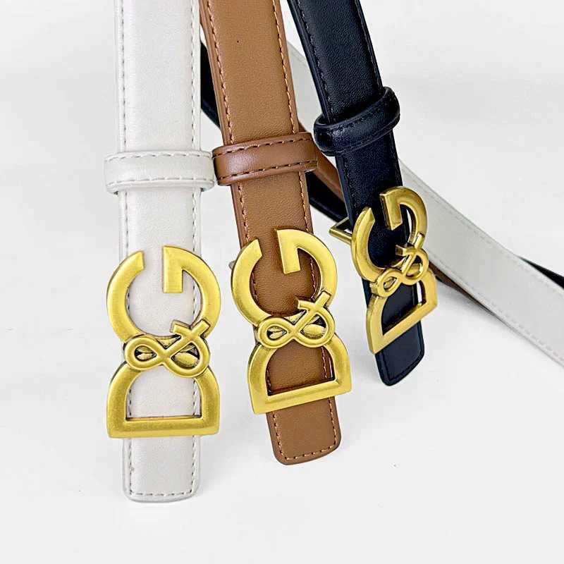 DG Monogram Slim Belt Designer Letter Pattern PU Waistbelt for Women MultiColor Options Perfect for Jeans ShortsW251031