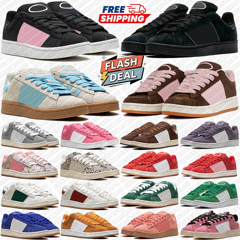 Free Shipping designer campus campuses Casual canvas sneakers skate Grey flat Red shoe men women trainers Solid Shoes chaussure mens womens scarpe Plate-forme