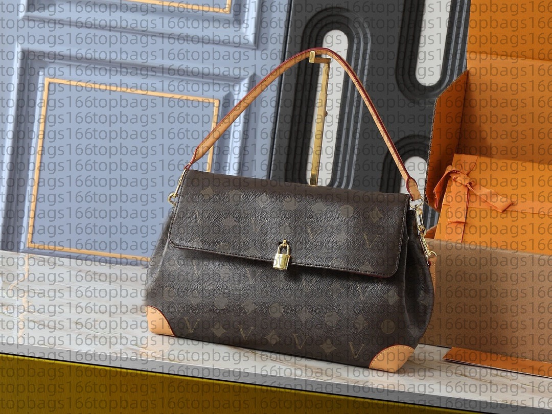 M40416 M14473 Hide Away tote bag fashion Large capacity shopping package clutch handbag old flower Genuine leather design shoulder cross body packages